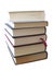 Books pile (clipping path)