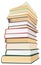 Books stack vector