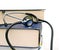 Books and stethoscope