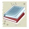 books. Vector illustration decorative design