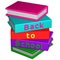Books with word: Back to School. 3D rendering.