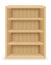 Bookshelf furniture made of wood vector illustration