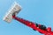 Boom and basket of telescopic aerial platform for construction