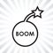 Boom bomb icon