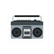 Boom box or radio cassette tape player icon