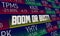 Boom or Bust Stock Market Ticker Share Prices Rise Fall Up Down 3d Illustration