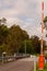 Boom gate over single lane bridge - Australia