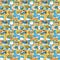 Boom icons seamless pattern explosion.