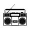Boombox simple icon