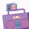 Boombox stereo icon