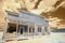 Boone Store and Warehouse in Bodie, California in infrared