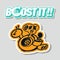 Boost it turbo vector design sticker for car and t-shirt