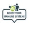 Boost your Immune System - speech bubble