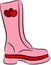 Boot with hearts