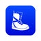 Boot for snowboarding icon digital blue