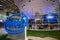 Booth of Intel Corporation at CeBIT information technology trade show