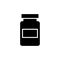 Bootle of drugs isolated icon. vector illustration eps 10. Bootle of medicines outline icon.