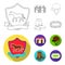 Boots, grass, stadium, track, rest .Hippodrome and horse set collection icons in outline,flat style vector symbol stock