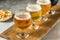 Boozy Cold Refreshing Craft Beer Flight