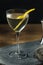 Boozy Dry Vesper Martini Cocktail