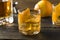 Boozy Homemade Old Fashioned Bourbon on the Rocks