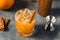 Boozy Refreshing Pumpkin Spice Bourbon Smash