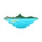Bora Bora Beach Island and Resort Landscape