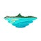 Bora Bora Island Beach Lagoon and Resort Landscape