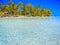 Bora Bora Tropical paradise, Idyllic turquoise beach in French Polynesia, Tahiti