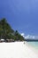 Boracay island blue sky white beach philippines