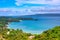 Boracay Island overview from Mount Luho view point in Aklan, Philippines