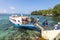 Boracay, Malay, Aklan, Philippines - Tourists arrive at Boracay Jetty port