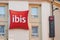 Bordeaux , Aquitaine / France - 01 18 2020 : Ibis hotel sign red logo building entrance brand