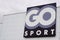 Bordeaux , Aquitaine / France - 01 22 2020 : Go Sport logo black grey store Company signboard shop sign