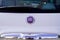 Bordeaux , Aquitaine / France - 02 21 2020 : Fiat car logo detail rear sign white automobile