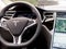 Bordeaux , Aquitaine / France - 03 20 2020 : tesla car model s interior digital dashboard tablet