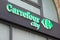 Bordeaux , Aquitaine / France - 05 12 2020 : Carrefour city brand logo sign town store market entrance shop supermarket