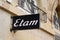 Bordeaux , Aquitaine / France - 07 25 2020 : Etam sign logo text on shop fashionable store clothing retailer for women and girls