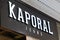 Bordeaux , Aquitaine / France - 09 18 2019 : shop jeans Kaporal logo on sign store wall