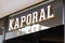 Bordeaux , Aquitaine / France - 09 23 2019 : shop jeans Kaporal logo on sign store wall for women French fashion brand