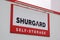 Bordeaux , Aquitaine / France - 09 24 2019 : building Shurgard sign self-storage center