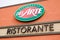 Bordeaux , Aquitaine / France - 09 24 2019 : ristorante del arte sign store italian logo shop iitalia pizzeria