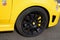 Bordeaux , Aquitaine / France - 10 14 2019 : Abarth fiat car 500 wheels racing yellow black sport automobile