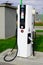 Bordeaux , Aquitaine / France - 10 27 2019 : Electric car charging station Commercial Plug for vehicle clean energy power DBT