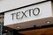 Bordeaux , Aquitaine / France - 10 28 2019 : texto shoes sign store brand ready to wear apparel footwear retail logo shop