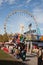 Bordeaux , Aquitaine / France - 10 30 2019 : Ferris wheel high in bordeaux city center France