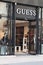 Bordeaux , Aquitaine / France - 10 30 2019 : Guess store logo sign American upscale clothing line brand shop