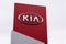 Bordeaux , Aquitaine / France - 10 30 2019 : Kia Automobile Dealership Store sign South Korea shop car logo