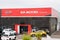 Bordeaux , Aquitaine / France - 10 30 2019 : Kia dealership shop station sign South Korea automobile manufacturer car logo store