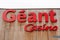 Bordeaux , Aquitaine / France - 11 07 2019 : Geant Casino logo sign store of french retailer shop supermarket hypermarket